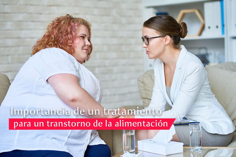 Importancia de un tratamiento para un trastorno de la alimentación