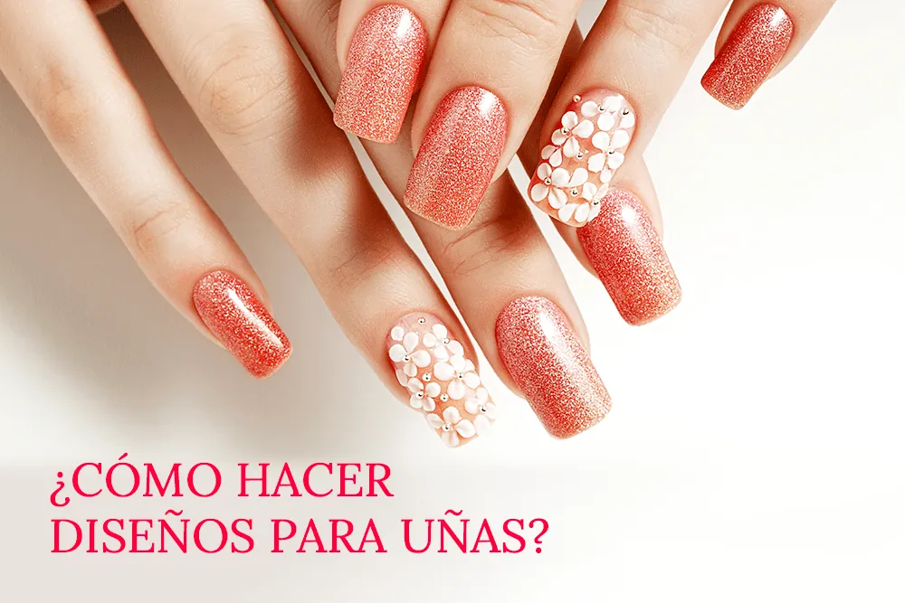 manicura con diseño