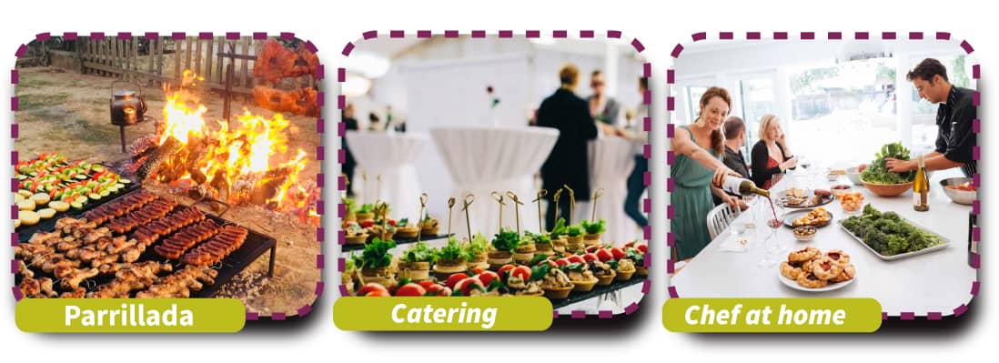 Esquema de servicio personalizado de comidas