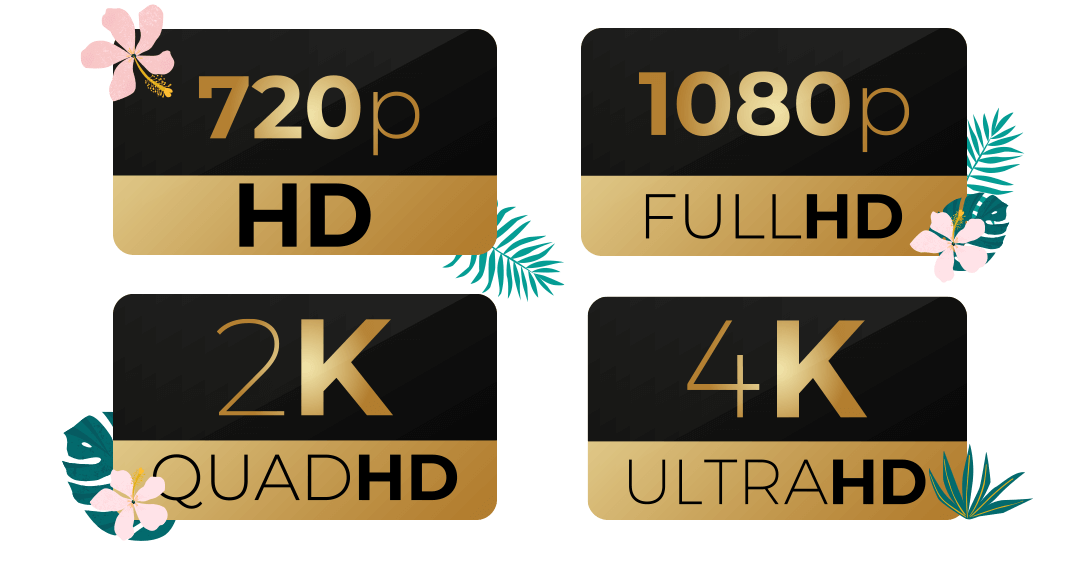 imagen de los tipos de resolución de pantalla