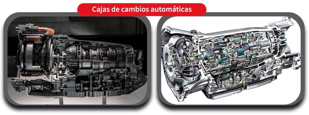 Esquema de las cajas de cambio automáticas