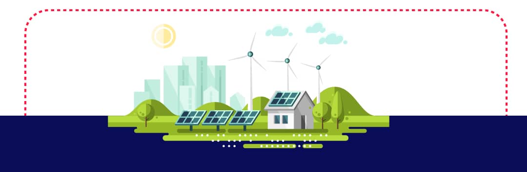 imagen isla con energía alternativa