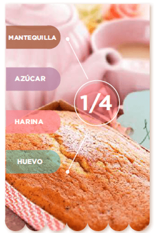 imagen de un pastel de mantequilla