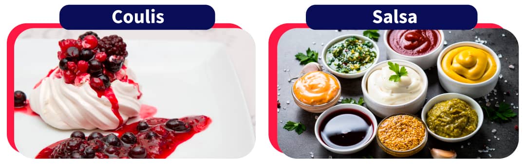 esquema salsas y coulis