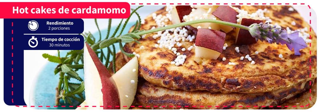 Hotcakes de cardamomo