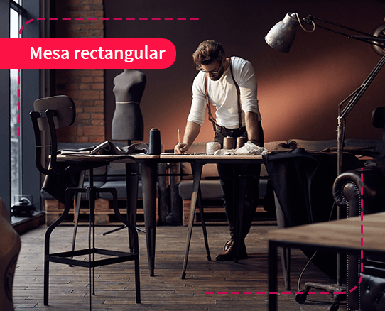 Mesa rectangular