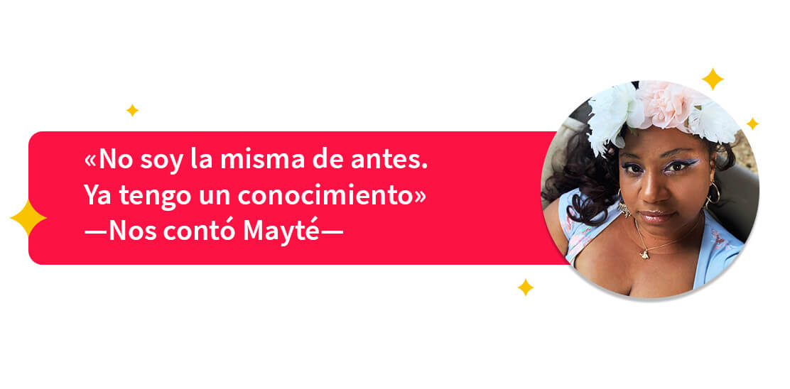 Mayté narra como el programa de Aprende Institute le aportó una gran cantidad de nuevos conocimientos