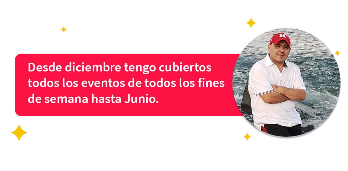 José Martínez describe su agenda llena gracias a los conocimientos aprendidos en Aprende Institute