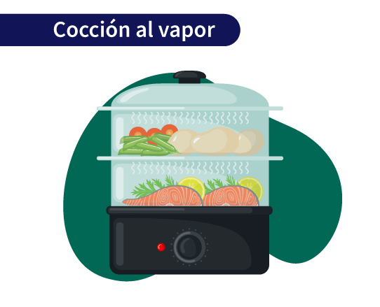 Conoce el método de cocción al vapor con ayuda de Aprende Institute