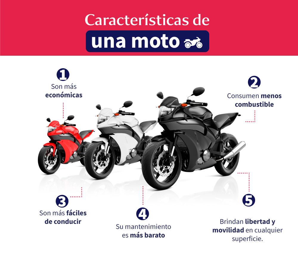 caracteristicas de una moto