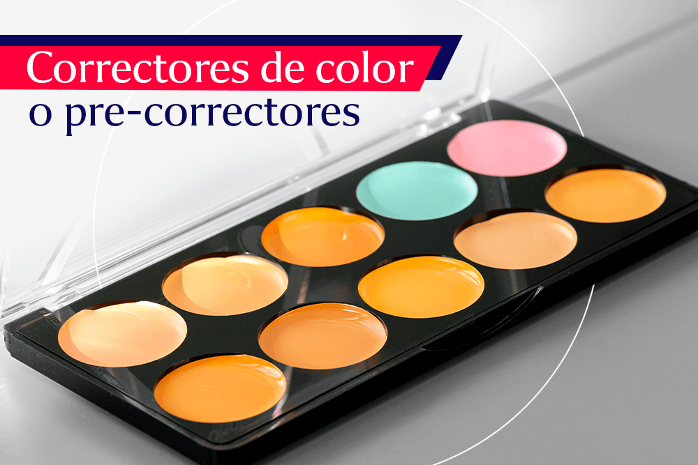 bandeja de correctores de color