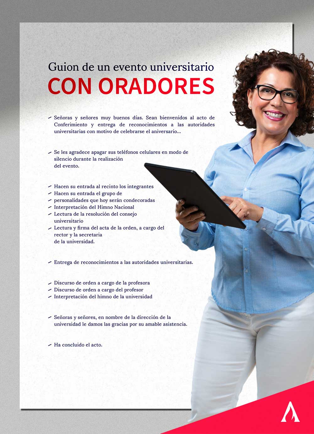 guion-de-un-evento-universitario-con-oradores