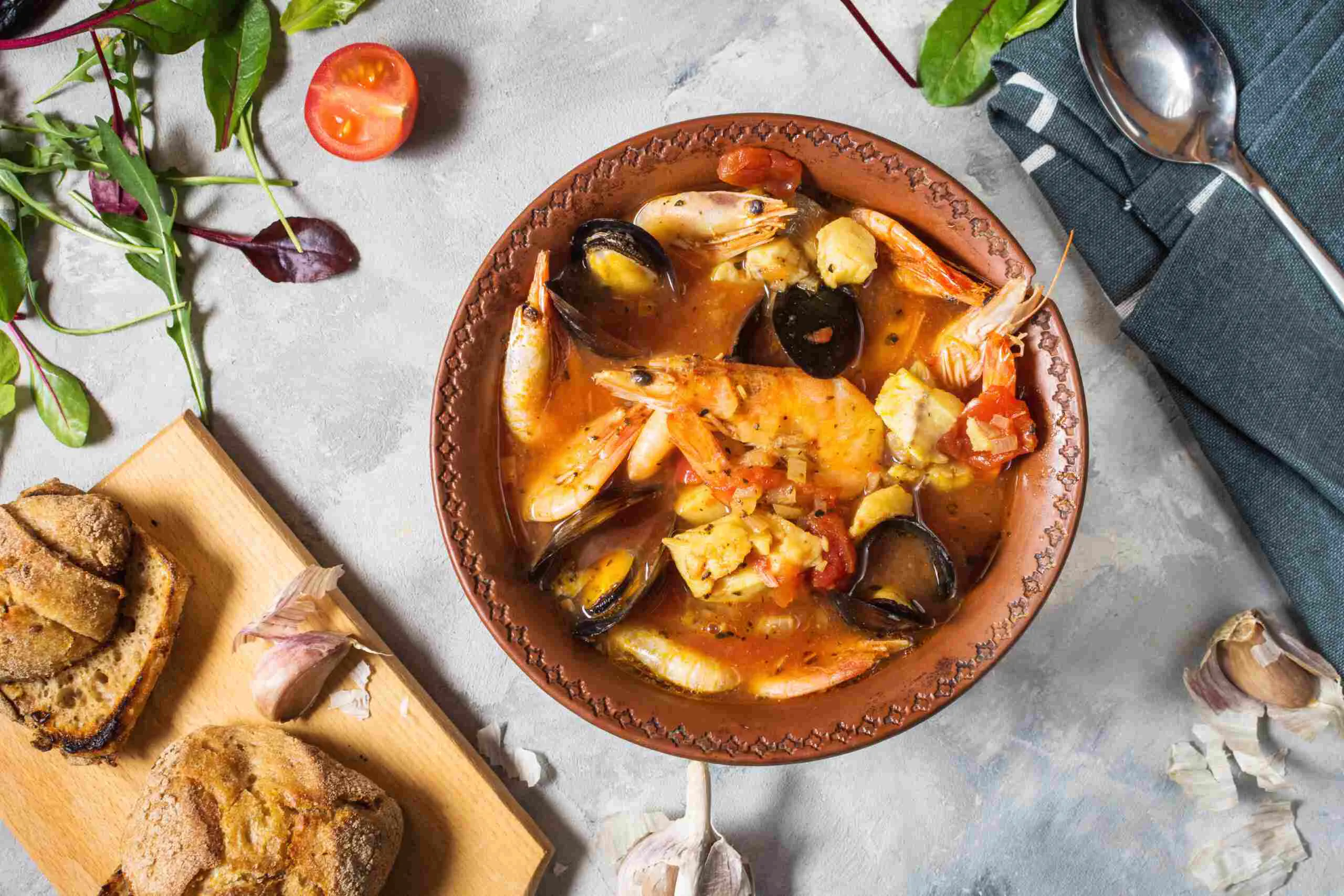 bouillabaisse sopa de pescado