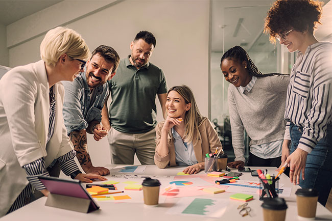 equipo de trabajo colaborando