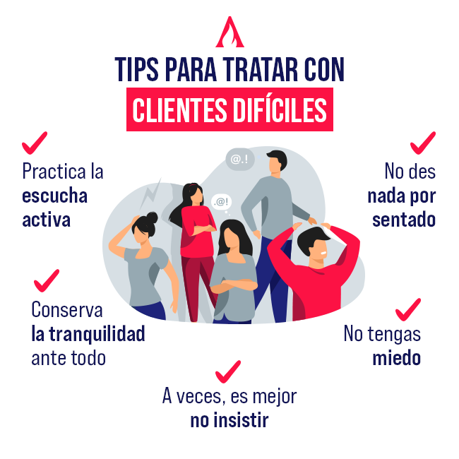 consejos para tratar con clientes dificiles