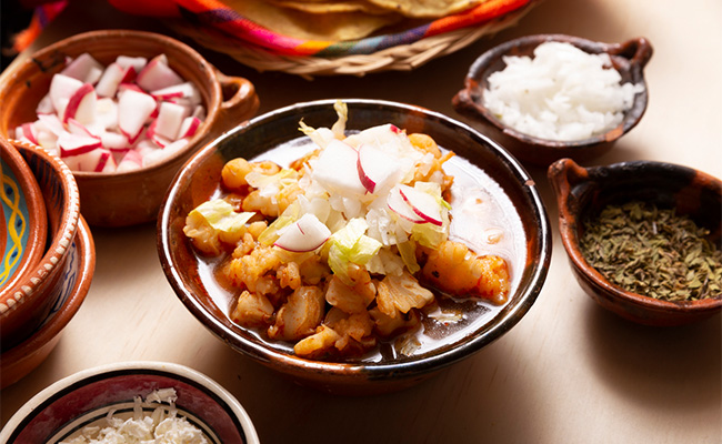 plato de gastronomía mexicana