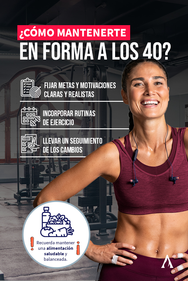 como mantenerse en forma a los 40