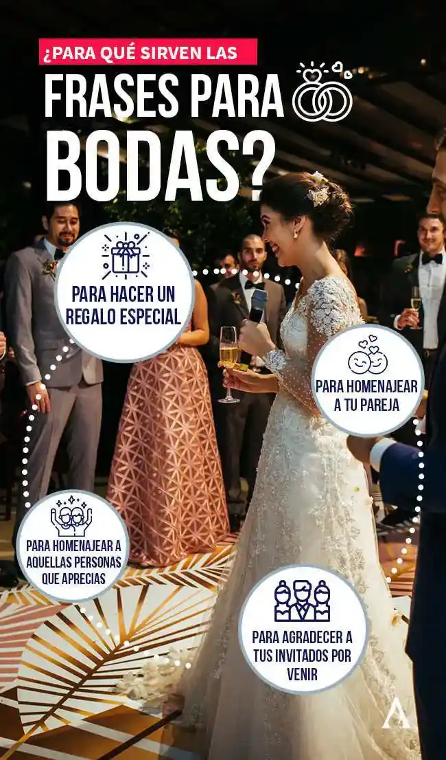 infografia de frases para bodas