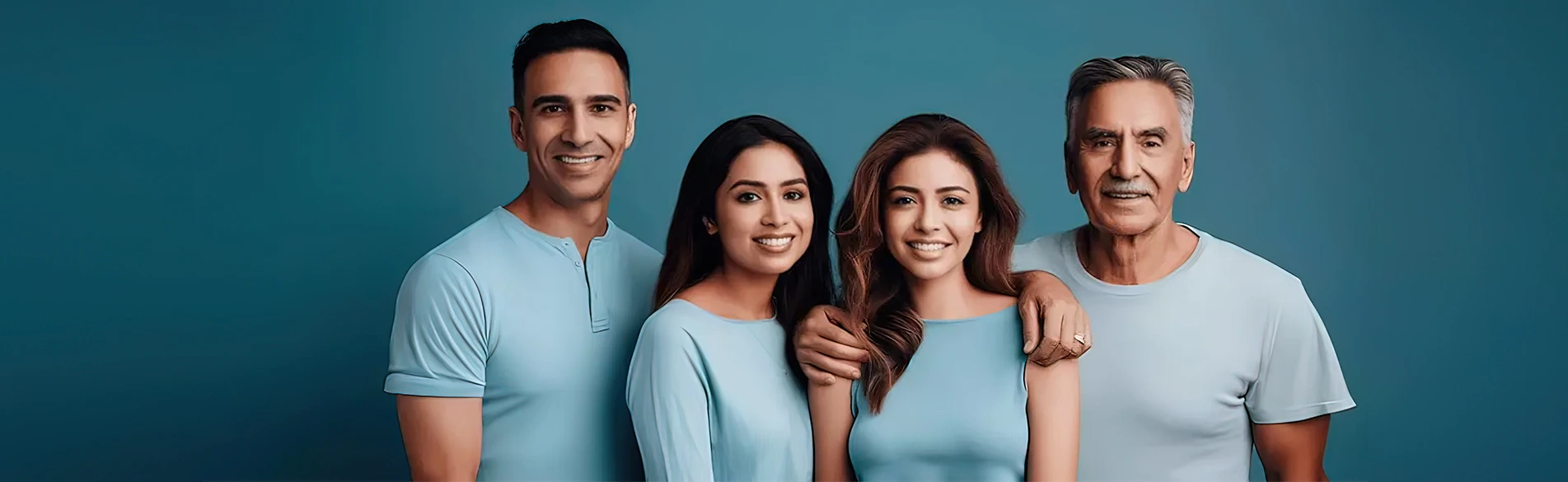 Grupo de latinos emprendedores felices