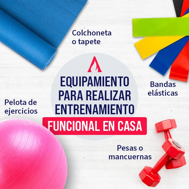 equipamiento que necesitas para realizar entrenamiento funcional en casa