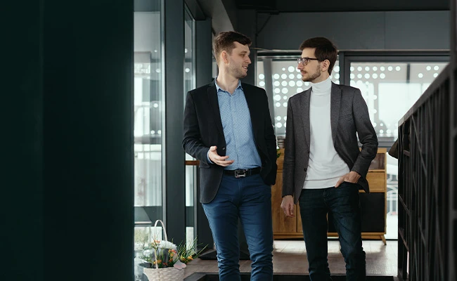 emprendedor presentando su discurso