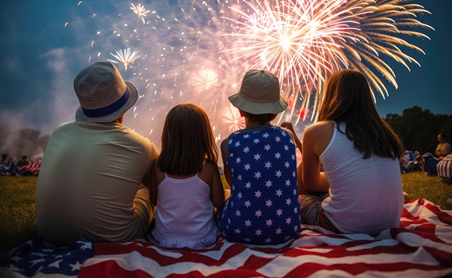Celebración del 4 de julio en comunidad latina