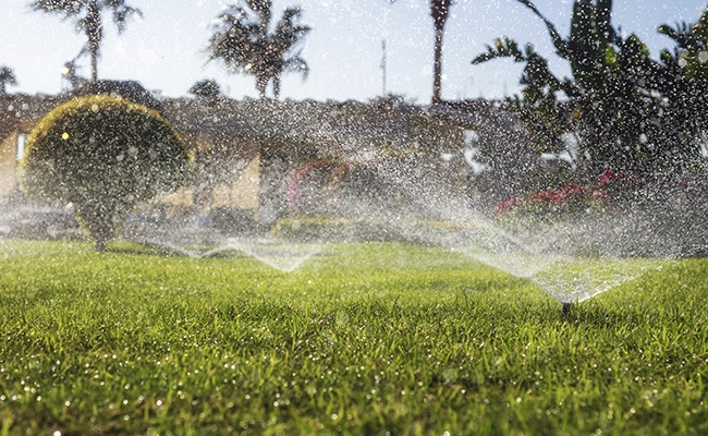 sistema de riego por aspersión